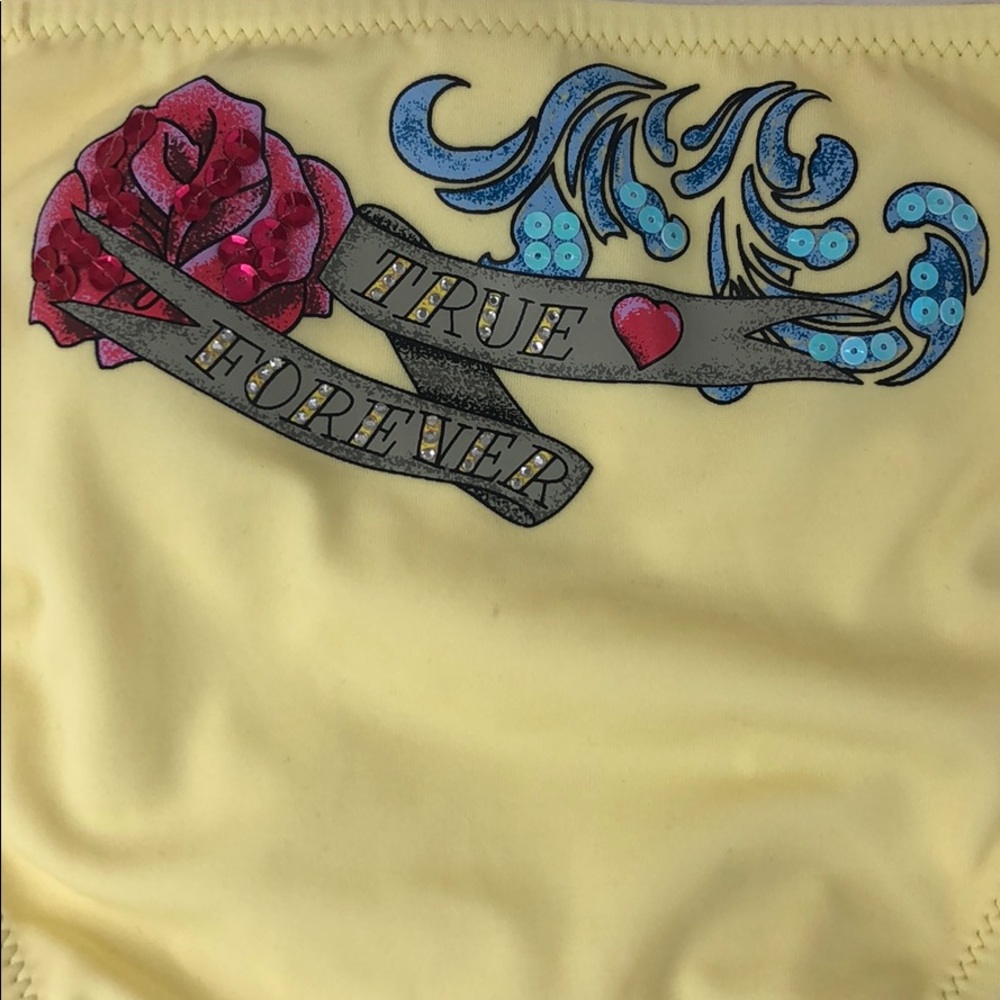 Victoria’s Secret Bikini BLING Yellow True Forever - Picture 6 of 8